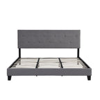 Letto Queen Size Imbottito con Testiera Trapuntata