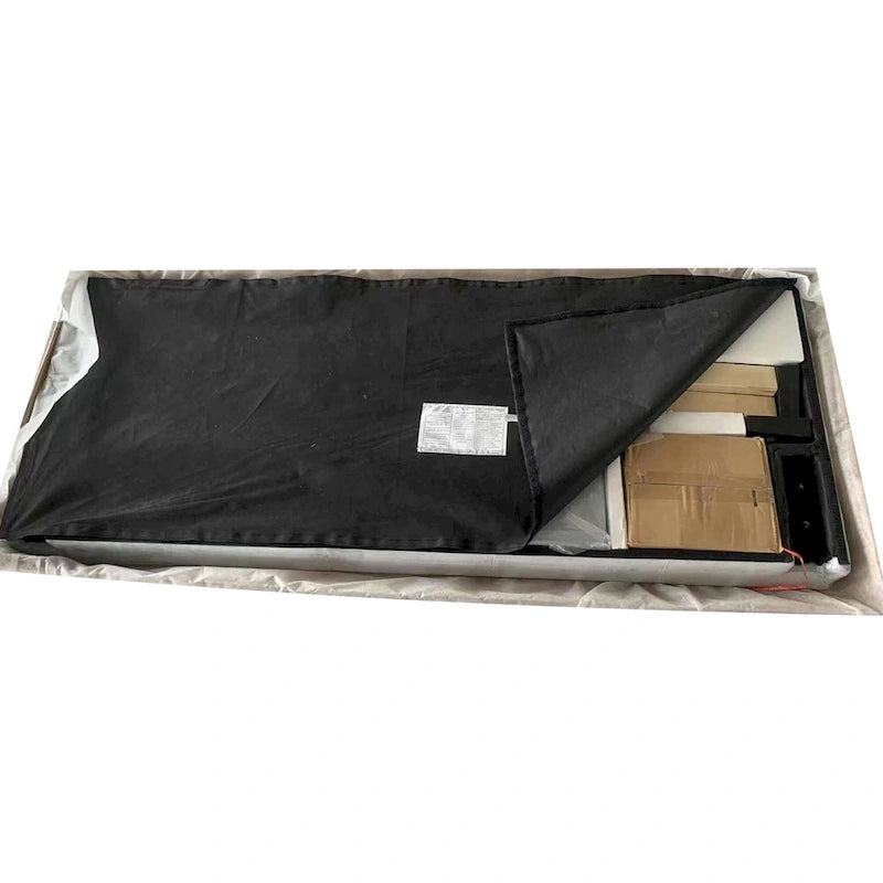 Letto Queen Size Imbottito con Testiera Trapuntata
