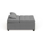Jave Divano Letto Futon Convertibile Imbottito in Tessuto Contemporaneo di Furniture of America