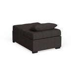 Jave Divano Letto Futon Convertibile Imbottito in Tessuto Contemporaneo di Furniture of America