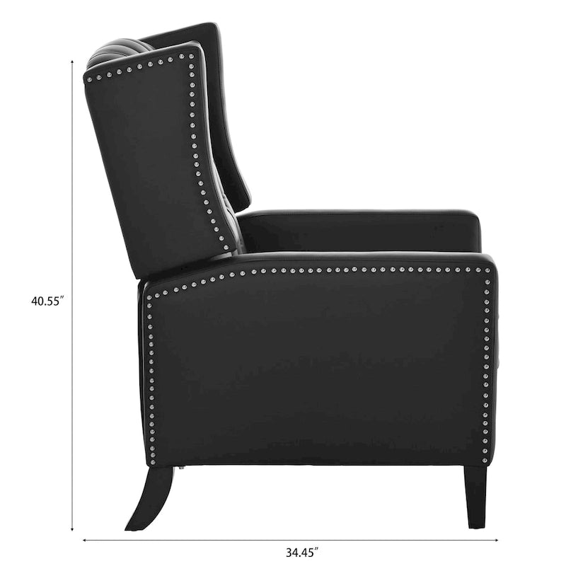 Poltrona reclinabile manuale ampia - 34,45 x 27,16 x 40,55
