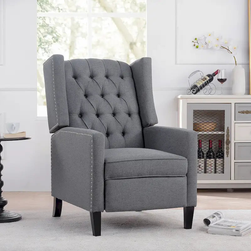 Poltrona reclinabile manuale ampia - 34,45 x 27,16 x 40,55