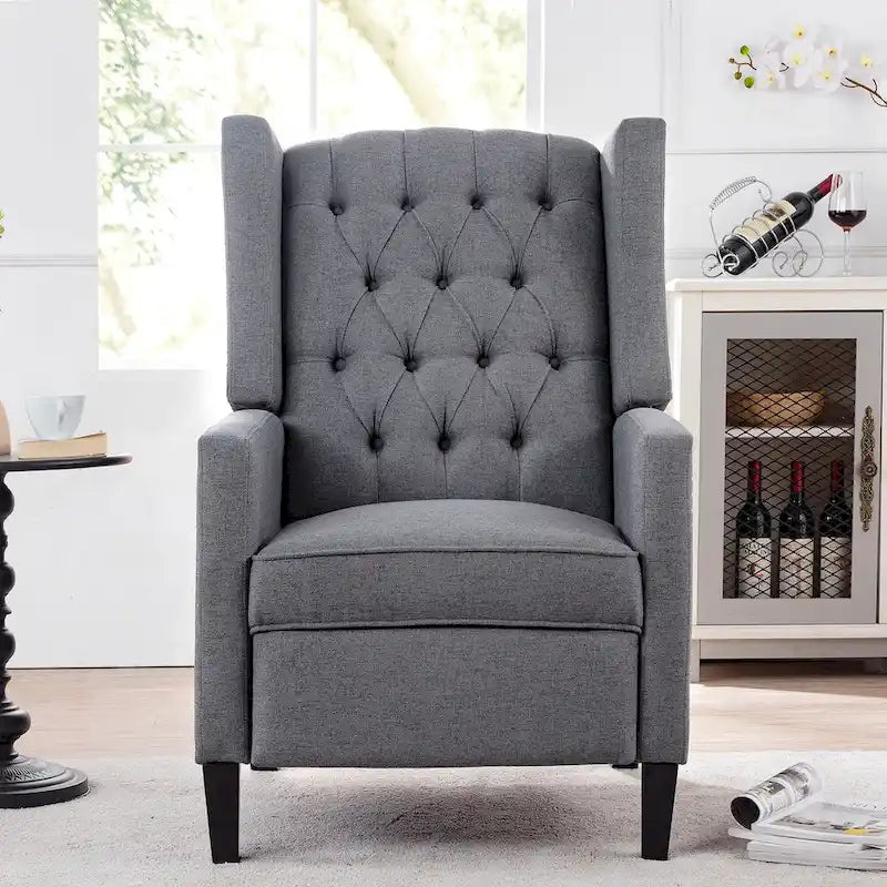 Poltrona reclinabile manuale ampia - 34,45 x 27,16 x 40,55
