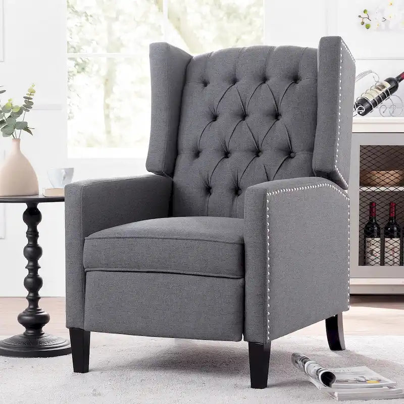 Poltrona reclinabile manuale ampia - 34,45 x 27,16 x 40,55