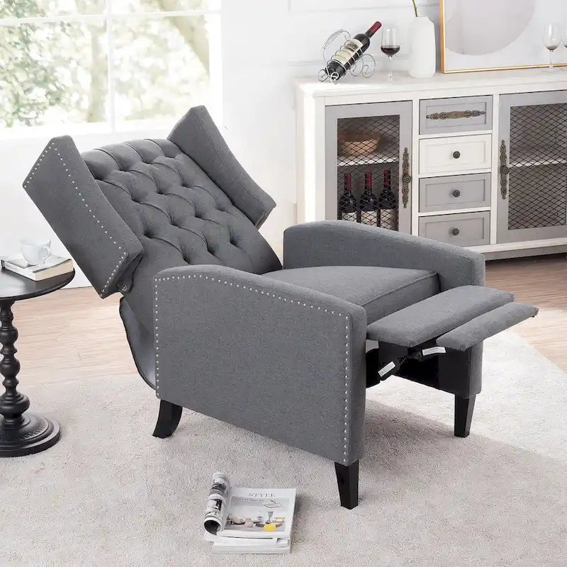 Poltrona reclinabile manuale ampia - 34,45 x 27,16 x 40,55