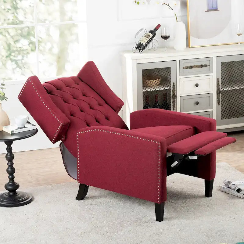 Poltrona reclinabile manuale ampia - 34,45 x 27,16 x 40,55