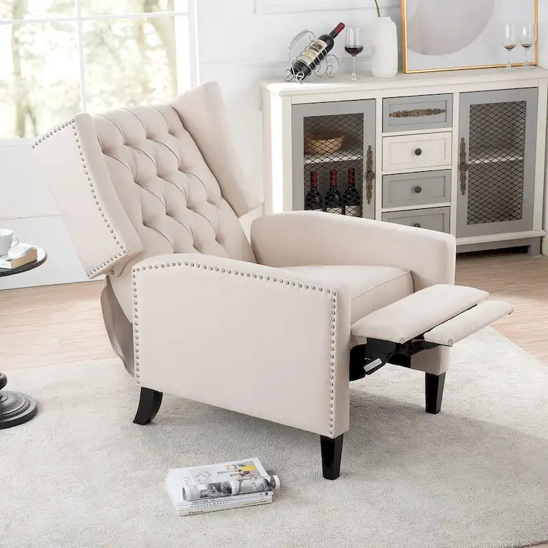 Poltrona reclinabile manuale ampia - 34,45 x 27,16 x 40,55