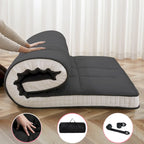 Materasso Futon giapponese DoCred arrotolabile con borsa portaoggetti