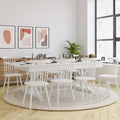 Tavolo da pranzo rettangolare pieghevole in pino massello rustico antico 2,4 m x 1,2 m