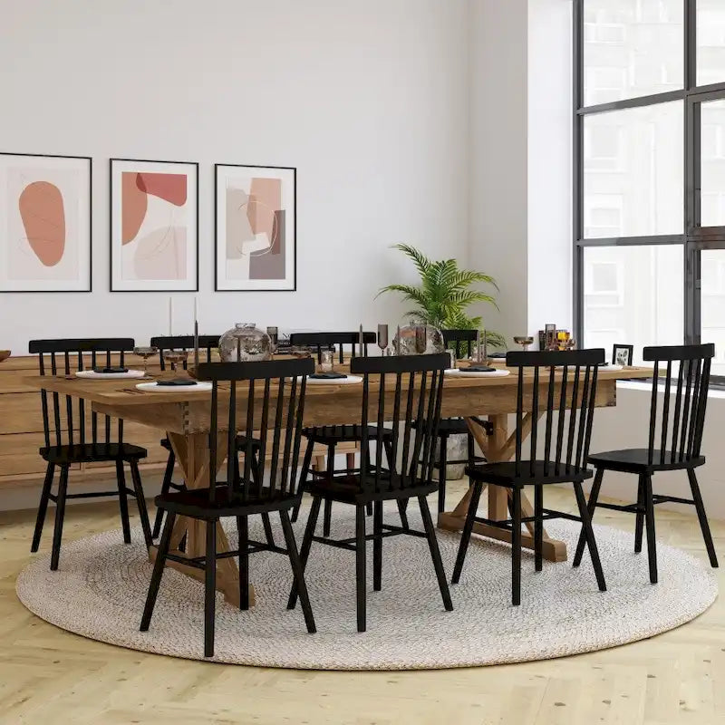 Tavolo da pranzo rettangolare pieghevole in pino massello rustico antico 2,4 m x 1,2 m