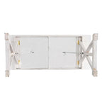 Tavolo da pranzo rettangolare pieghevole in pino massello rustico antico 2,4 m x 1,2 m