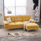 Comodino da Fattoria a 2 Cassetti con Motivo Floreale – Stile Country Francese Completamente Assemblato