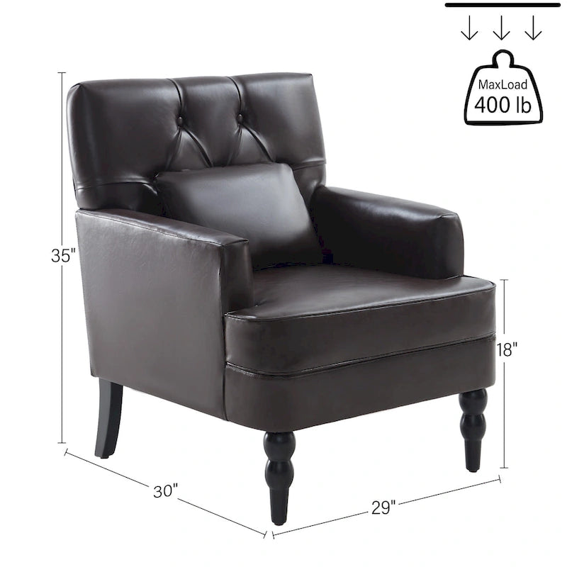 Set di 2 poltrone imbottite con bottoni trapuntati e cuscino lombare Beige/ Grigio/ Azzurro