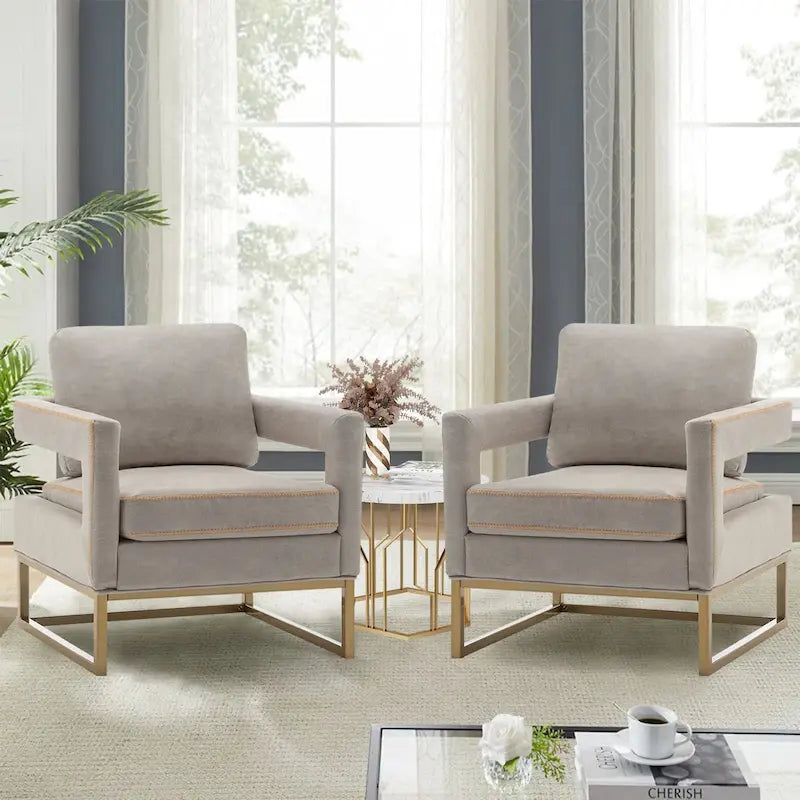 Poltrona moderna con braccioli, poltrona imbottita in stile Mid-Century per soggiorno