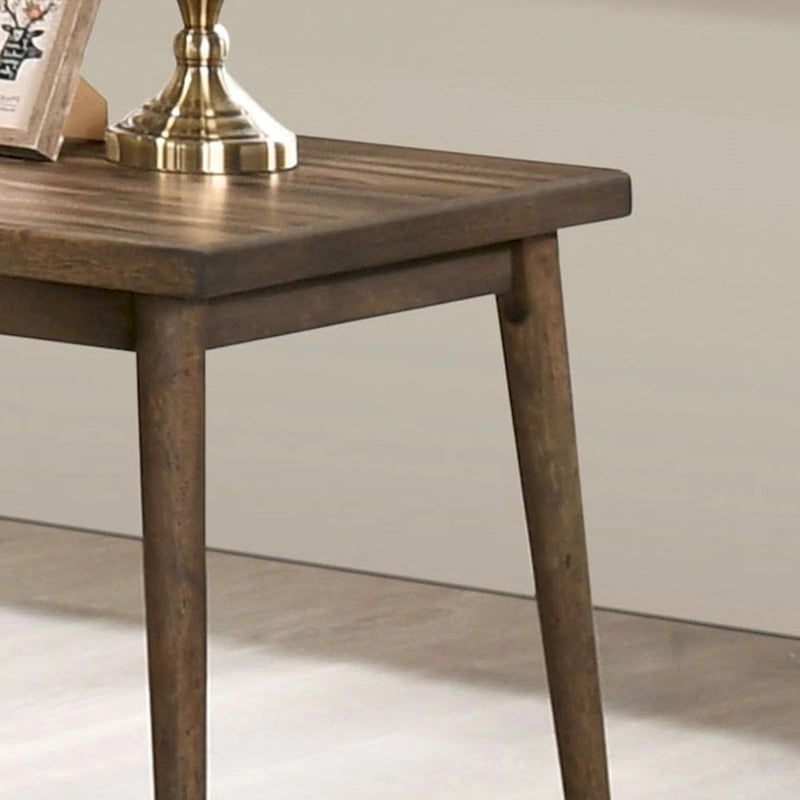 Tavolino da salotto in legno massello di noce Mid-Century, 60 cm