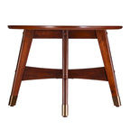 Tavolino da Caffè Ovale in Legno Stile Mid-Century Modern – Tavolino da Centro per Soggiorno