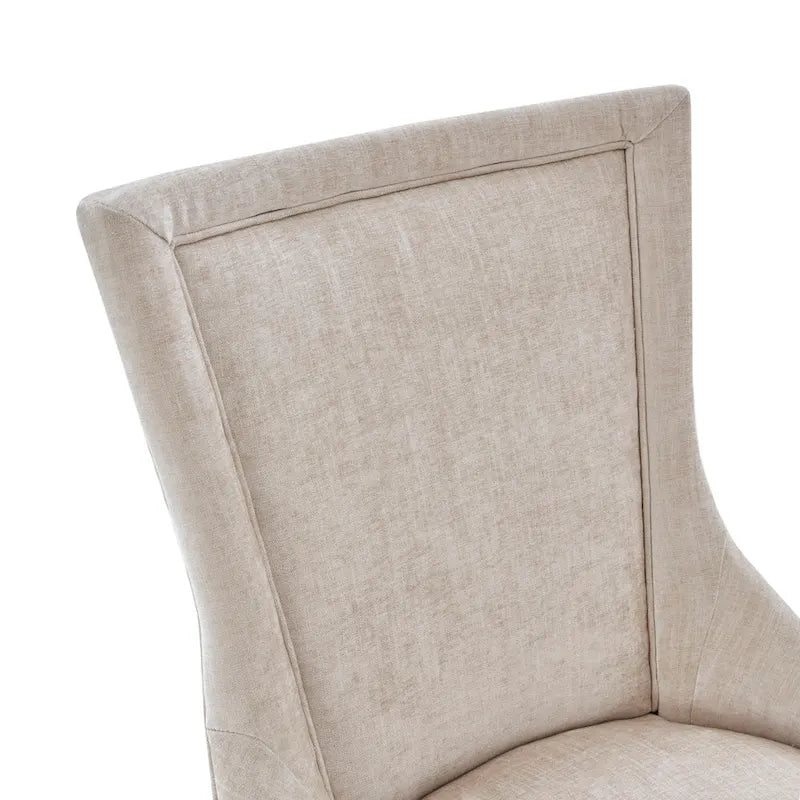 Sedie imbottite da pranzo con gambe in legno, set da 2 – Sedie moderne da cucina