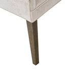 Sedie imbottite da pranzo con gambe in legno, set da 2 – Sedie moderne da cucina