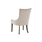 Sedie imbottite da pranzo con gambe in legno, set da 2 – Sedie moderne da cucina