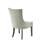 Sedie imbottite da pranzo con gambe in legno, set da 2 – Sedie moderne da cucina