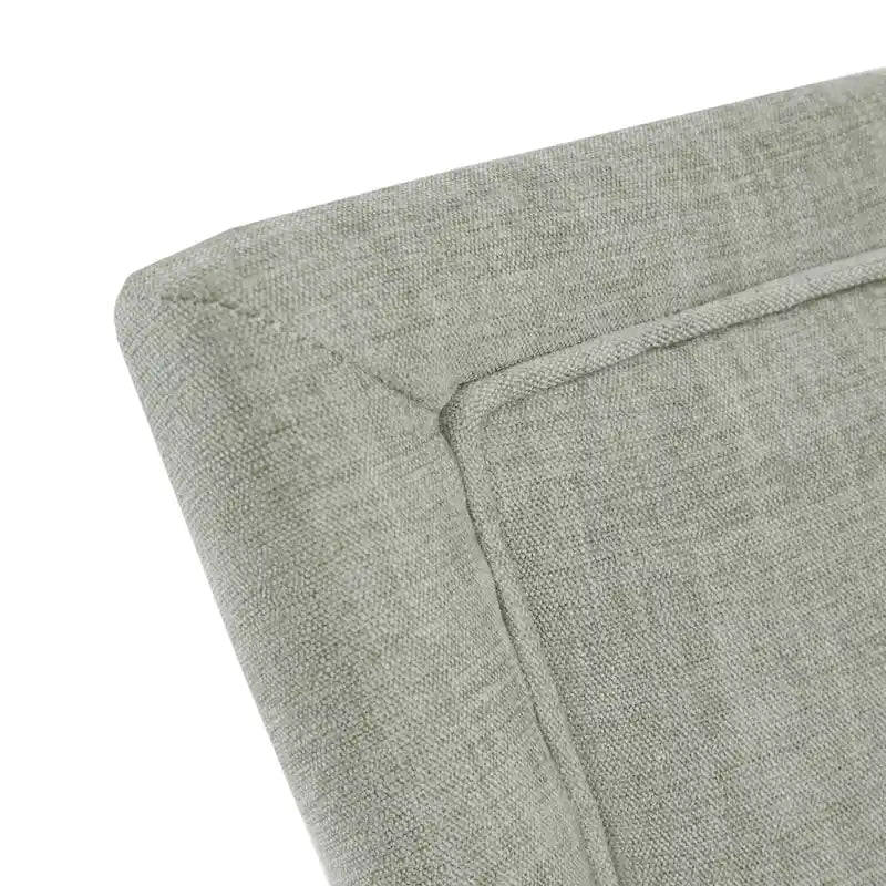 Sedie imbottite da pranzo con gambe in legno, set da 2 – Sedie moderne da cucina