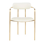 Sedia da pranzo Glam Velvet con sedile imbottito, set da 2 – Sedute d'accento per soggiorno