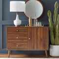 Madia/Credenza Mid-Century Moderna a 3 cassetti – Mobile Contenitore per Sala da Pranzo