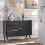 Madia/Credenza Mid-Century Moderna a 3 cassetti – Mobile Contenitore per Sala da Pranzo