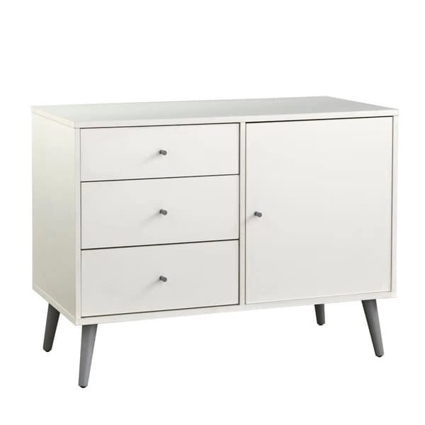 Madia/Credenza Mid-Century Moderna a 3 cassetti – Mobile Contenitore per Sala da Pranzo