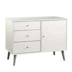 Madia/Credenza Mid-Century Moderna a 3 cassetti – Mobile Contenitore per Sala da Pranzo
