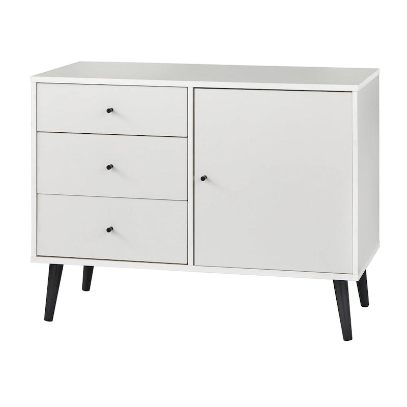 Madia/Credenza Mid-Century Moderna a 3 cassetti – Mobile Contenitore per Sala da Pranzo