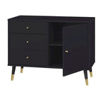 Madia/Credenza Mid-Century Moderna a 3 cassetti – Mobile Contenitore per Sala da Pranzo