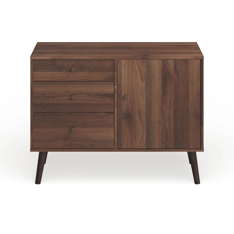 Madia/Credenza Mid-Century Moderna a 3 cassetti – Mobile Contenitore per Sala da Pranzo