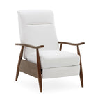 Poltrona reclinabile push-back imbottita con telaio in legno – Poltrona da salotto