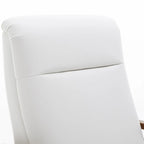 Poltrona reclinabile push-back imbottita con telaio in legno – Poltrona da salotto
