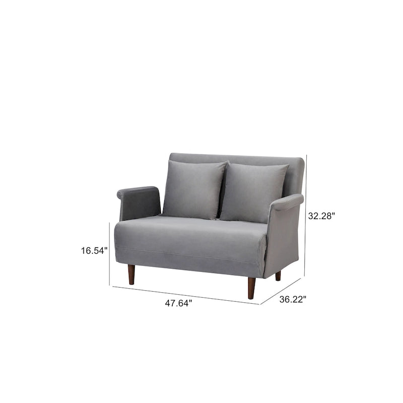 Poltrona Futon Convertibile Boston – Divano Letto Pieghevole Salvaspazio