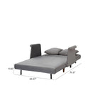 Poltrona Futon Convertibile Boston – Divano Letto Pieghevole Salvaspazio