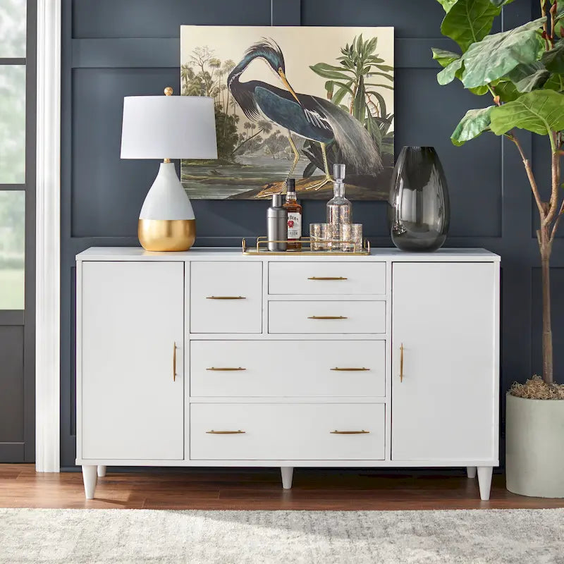 Credenza/Buffet Modernariato Anni '50 – Mobile Contenitore Sala da Pranzo con Gambe Affusolate