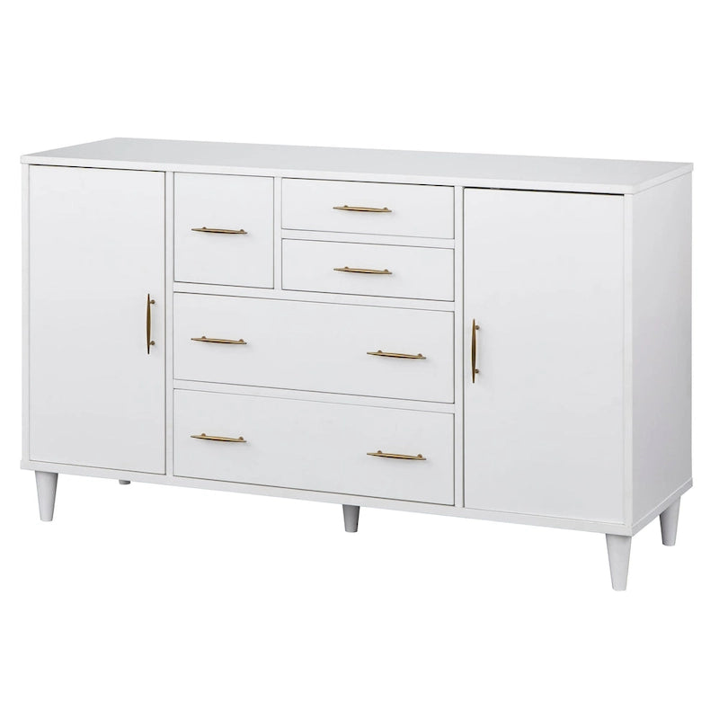 Credenza/Buffet Modernariato Anni '50 – Mobile Contenitore Sala da Pranzo con Gambe Affusolate