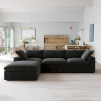 Sedia Futon Trasformabile in Tessuto Trapuntato Contemporanea – Divano Letto Pieghevole