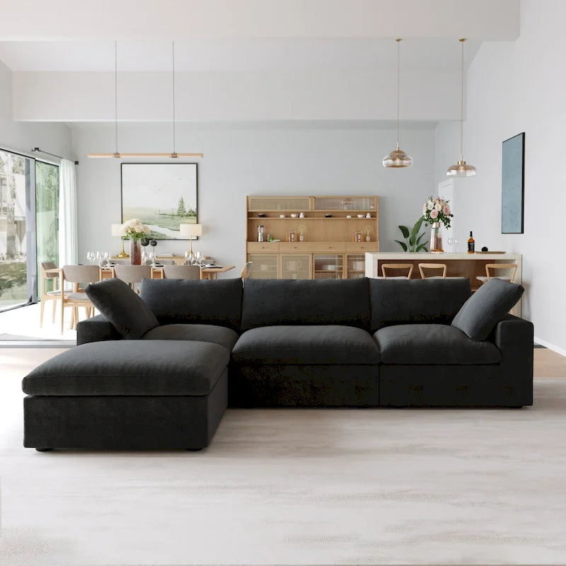 Sedia Futon Trasformabile in Tessuto Trapuntato Contemporanea – Divano Letto Pieghevole