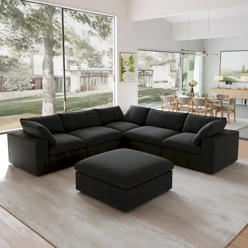 Sedia Futon Trasformabile in Tessuto Trapuntato Contemporanea – Divano Letto Pieghevole