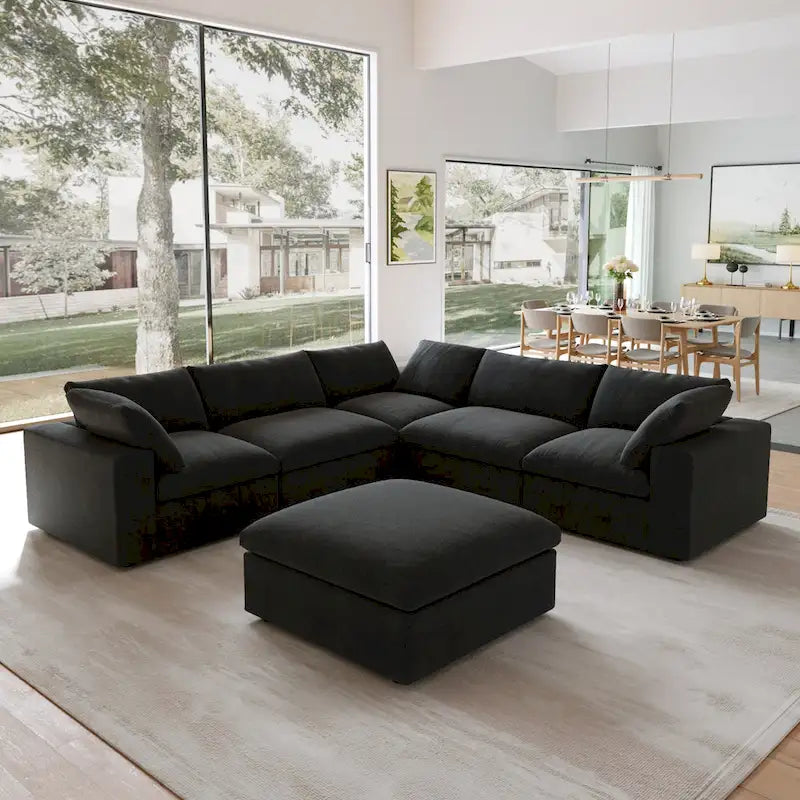 Sedia Futon Trasformabile in Tessuto Trapuntato Contemporanea – Divano Letto Pieghevole