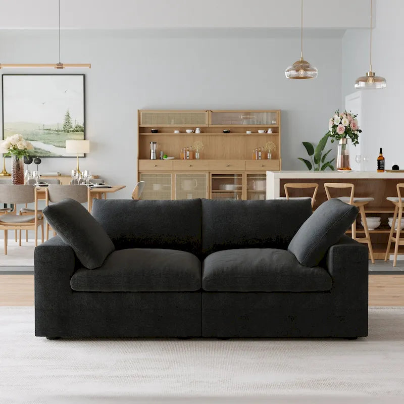 Sedia Futon Trasformabile in Tessuto Trapuntato Contemporanea – Divano Letto Pieghevole