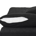 Sedia Futon Trasformabile in Tessuto Trapuntato Contemporanea – Divano Letto Pieghevole