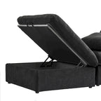 Sedia Futon Trasformabile in Tessuto Trapuntato Contemporanea – Divano Letto Pieghevole