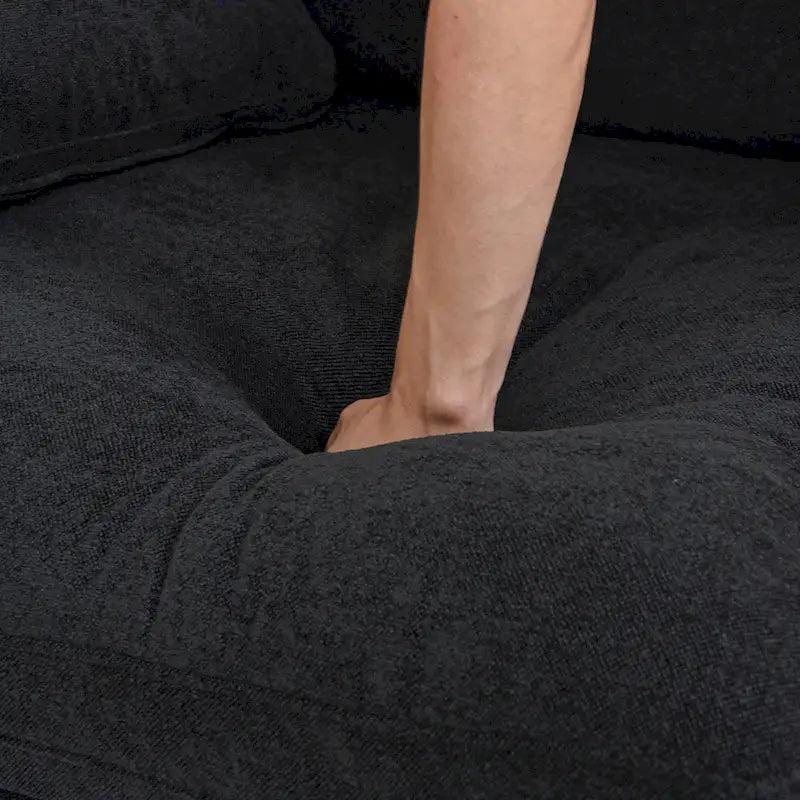 Sedia Futon Trasformabile in Tessuto Trapuntato Contemporanea – Divano Letto Pieghevole