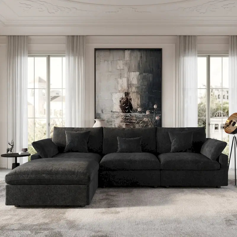 Sedia Futon Trasformabile in Tessuto Trapuntato Contemporanea – Divano Letto Pieghevole