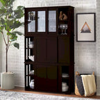 Mobile Contenitore con Ante Scorrevoli Impilabile – Credenza per Sala da Pranzo