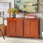 Mobile Contenitore con Ante Scorrevoli Impilabile – Credenza per Sala da Pranzo